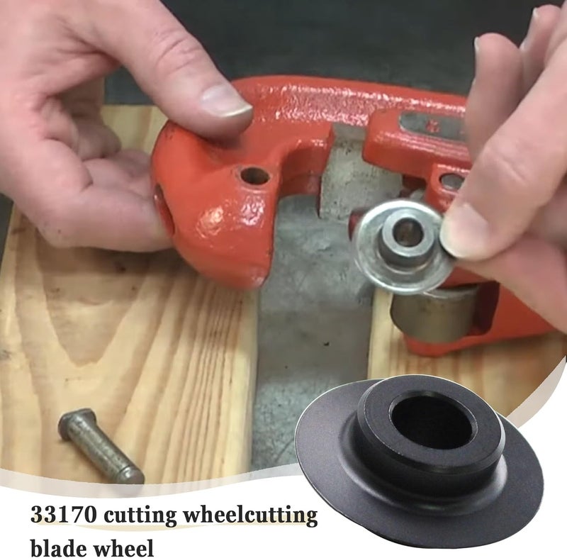 KAZFFD 33170 E-2558 Pipe Cutter Replacement Wheel, for Ridgid Tubing Cutter 30, 40, 108, 109, 109P, 154 and 156(2Pcs) - Image 4